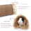 Interaction Hideouts Tunnel Toy with Natural-light brown L 5