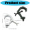 Professional Stage Lighting Mount with Antislip Pad-Silver 4