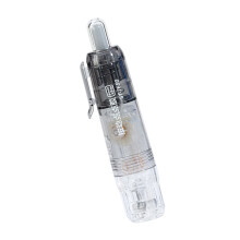Portable Pet Material Glues Pen With Clicks Design-Light Grey