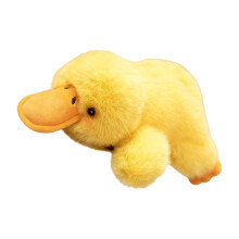 Elegante simulatie dieren pluche pop kantoor- gele eenden