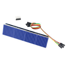 MAX7219 Dot Matrixs LED-drivermodule met hoge dichtheid en-Blauw