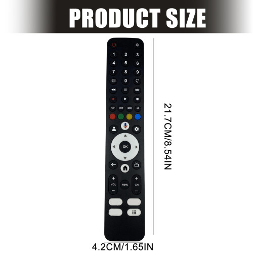 Ergonomic Universal Remote Control For RC2101 LCD TVs With No 2