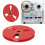 7Inch 1/4 Empty Tape Reel ABS 3 Hole for Auditory-White 7