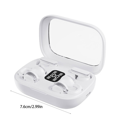1Set Bluetooth-compatibele draadloze oordopjes die-Wit 1