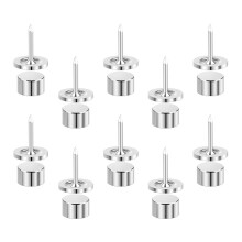 Magnetische Reißzwecken, Edelstahl,-10 Stück