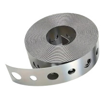 Rohrband aus verzinktem Metall, vorgestanztes Metallband mit