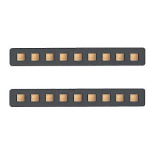 Sunglasses Organizer 2Pcs Wood Sunglasses Storage for Wall Mounted Eyeglasses Holder, Leather Eyewear Display Rack Black
