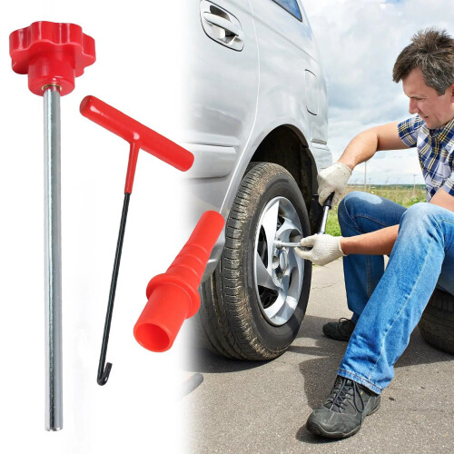 Efficient Tire Valves Stem Replacement Kit with Quick Release 1