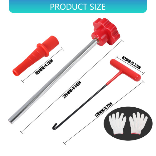 Efficient Tire Valves Stem Replacement Kit with Quick Release 2