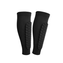 (L, Black) 2pcs Soccer Shin Guards For Youth, Protective Soccer Equipment Lower Leg Guards
