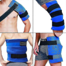 Large Reusable Ice Gel Bag, Hot Cold Compress Gel Wrap for Injuries, Swelling