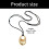 Collier élégant avec pendentif circulaire en alliage de-Noir 3