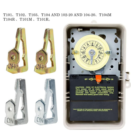 4Pairs Durability Metal Toggle for 156T1978A Timer Switches 1
