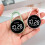 Pocket Sized LED Digital Pocket Clock Keychain Clip For-Green 6