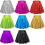 Women's Shiny Flared Pleated Mini Skater Skirt 3
