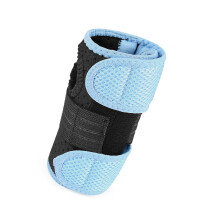 Adjustable Sports Wrist Brace Feature-Black and blue right