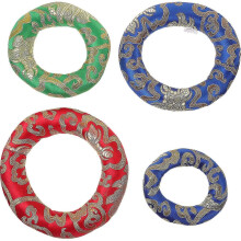 Singing Bowl Cotton Cloth Mat for Singing Bowl Enhancing Sound 10.00X10.00X4.00cm 4Pcs