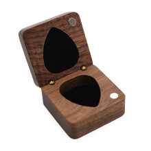 Wooden Guitar Picks Organizers Pick Holder Includes Slots Wood