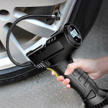 Nouvelle pompe à air électrique pour voiture 120 W, gonfleur de pneus portable rechargeable, équipement de gonflage numérique pour pneu