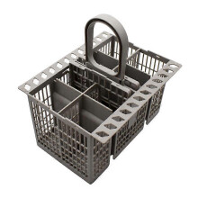 Replacement cutlery basket organizer fits Hotpoint Dishwasher Basket cutlery storage basket, 8.1 x 6.3 x 4.7 inches, gray