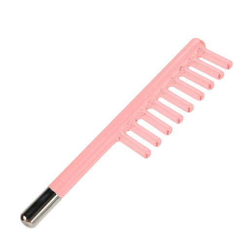 High Frequency Electrotherapy Dandruff Removal Glass Comb Shaped Probe 2