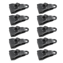 10 clips para lonas, abrazaderas de lona de alta resistencia con cierre de seguridad, clips para cubiertas de piscinas, sujetadores par