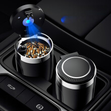 Rolls-Royce Phantomin 2020-2023 kanssa yhteensopiva auton tuhkakuppi – itsestään sammuva, savuton ja kannettava_M