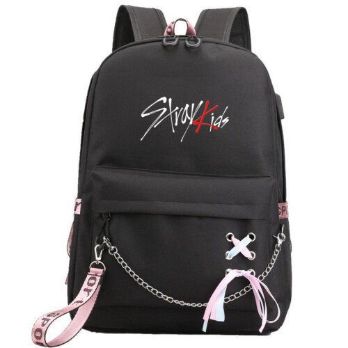 Stray Kids Σακίδιο Πλάτης USB Κορεάτικου Στυλ Felix Βιβλιοθήκη Back To School Αγόρια Κορίτ