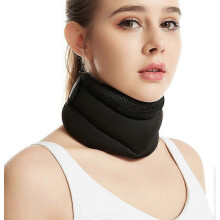 Nakkestøtte til snorken, Agat, ergonomisk snorken om natten med åndbart materiale og velcrolukning (omkreds: 40 cm)_M