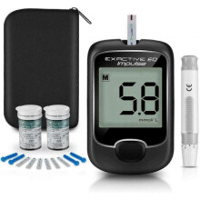 Draagbare bloedsuikermeter met slim digitaal display en teststrips_M