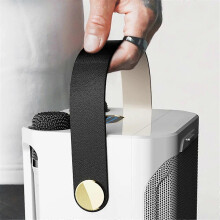 Tehokas karaoke-Bluetooth-kaiutin kaksoismikrofonilla, valkoinen_M