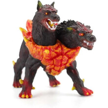 Tohovedede Eldrador Creatures Hellhound Toys Actionfigurer Mytiske væsner Legetøj til børn i alderen 7-12 år_M