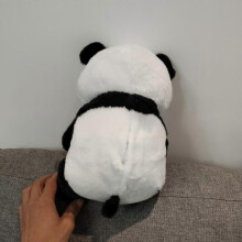 Sydämenlyönnit Hengittävä Kestävä Pehmoinen Panda Unituhoaja Hellävaraisella Valolla ja Musiikilla Ahdistuksen Lievitykseen Päivittäise