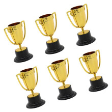 Fun Plastic Reward Trophies Attractive Plastic Prize-Gold