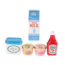 Maison de poupée Miniature créative, 5 pièces, nourriture de
