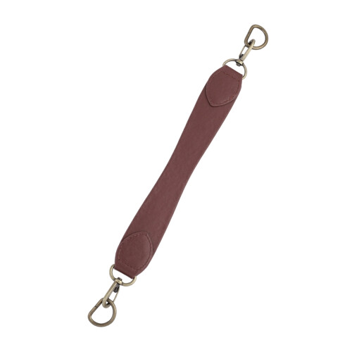 Short Bag Handle Strap Soft PU Leather Handag-Coffee color