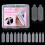 Moule à ongles en Silicone souple et réutilisable, modèle à-B 1