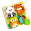 Puzzle mains sur blocs de bois, forme animale,-panda 1