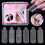 Soft Silicone Nail Template with 3D Christmas and Leopard-B 3