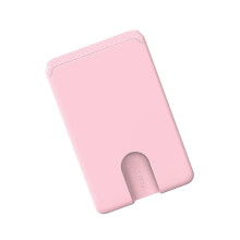 Silicone Phone Card Holder for Phone Case Adhesive Credit-Pink