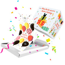 User Friendly PET Surprise Popup Case Creating-celebration time