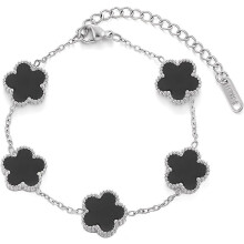 2025 nyeste modell 18 karat gullbelagte kløverarmbånd for kvinner, firkløver_M