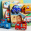 Puzzle mains sur blocs de bois, forme animale,-panda 5