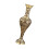 Metal Antique Tall Vases with Embossed Pattern for Floral-B 1