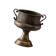 Flower Pot Iron Planter Weather Resistant Suitable For-A2852