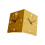 Decorative Wall Clocks Sensors Light Square Double Sided-Yellow 1