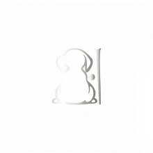Cartoon Dog Design Sticker For Car Rear Window Fun Wiper-Silver