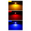 10Pcs Canbus LED Bulbs Car Interior High Brightness-Red T3.0 2