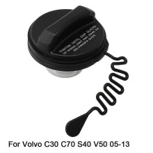 stk. mørkegrå drivstofftanklokk til kjøretøy, drivstofftankdeksel 31261589 mørkegrå ABS til Volvo C30/C70 S40 V50 2005-2013, innvendig