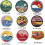 Computer embroidery sea wave sun patch clothing accessories embroidery patch badge accessories patch 5